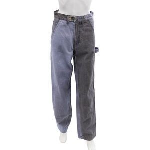 Objects Womens Cotton Zip Button Straight Leg Lined Pants Gray Size EUR 26